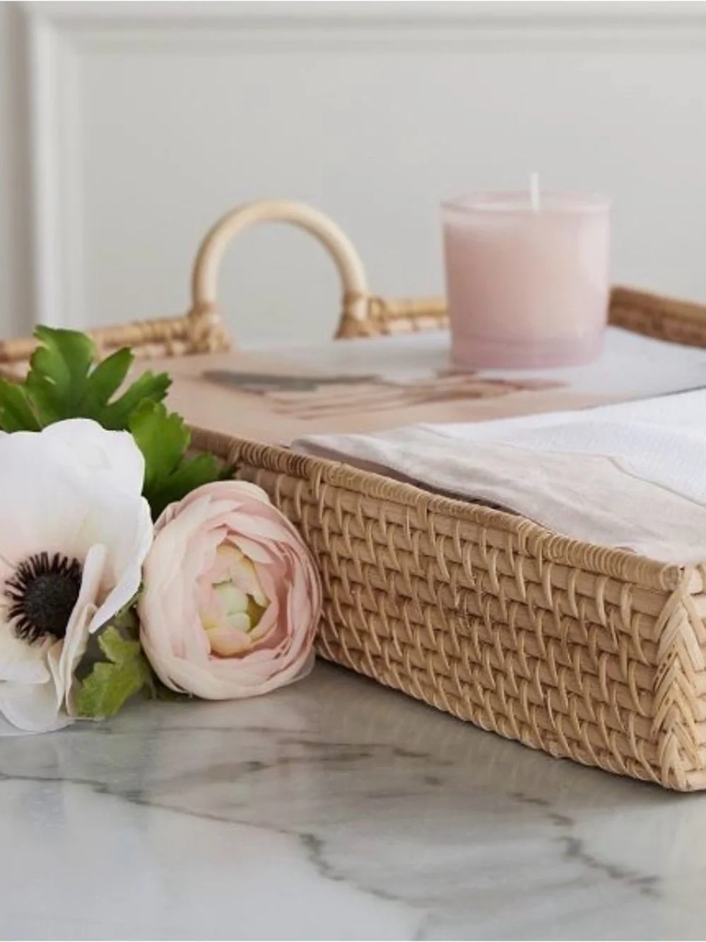 Pottery Barn & Monique Lhuillier Garden Rose Scented Candle